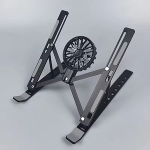Support pour tablette PC de 18 pouces, mini ventilateur, support pliable pour dissipation de chaleur, support réglable en alliage d'aluminium, Portable, antidérapant - Product Image 3