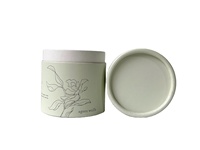 Emballage en tube en carton pour bougie de massage écologique blanche, coton-tige, conteneurs cylindriques en carton, vêtements, sous-vêtements, pot en papier