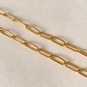 EManco Acier inoxydable plaqué <span class=keywords><strong>or</strong></span> 14 carats, connecteur classique à double anneau <span class=keywords><strong>de</strong></span> jonction réglable pour chaîne corde, pour la fabrication <span class=keywords><strong>de</strong></span> bijoux DIY - Product Image 3