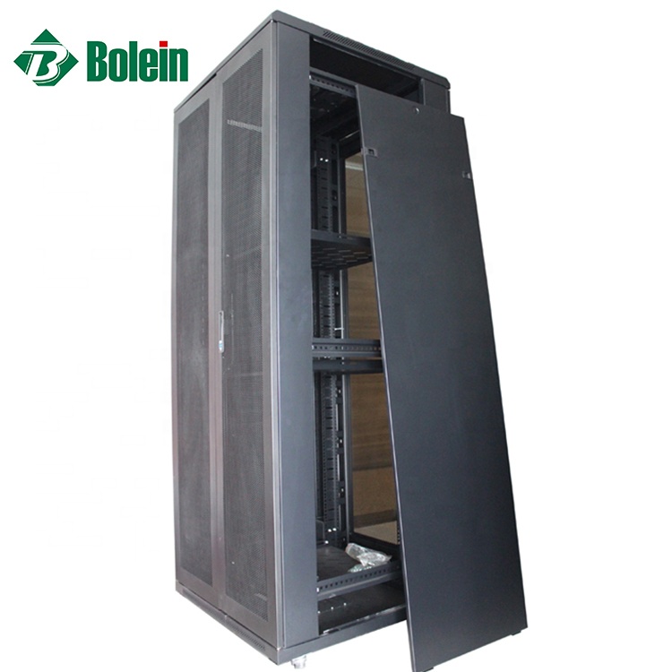 Bolein 19 дюймов напольная сетевая стойка 27U 600*800 Крытый сетевой серверный шкаф замок