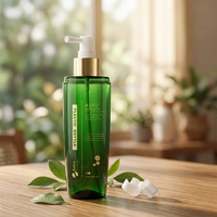 Flacon pulvérisateur en plastique PET de 200 ml avec pompe à brume fine, rechargeable, pour lotion, shampoing, parfum, emballage pour cheveux et cuir chevelu