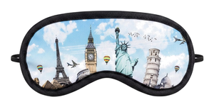 Polyester Sleeping <b>Eye</b> <b>Mask</b> Custom Logo Promotional Corporate Gift - Product Image 2