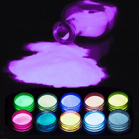 Poudre de pigment inorganique neutre et fluorescente en aluminate de strontium, qui brille dans le noir, pour le nail art, le maquillage corporel/du visage 040