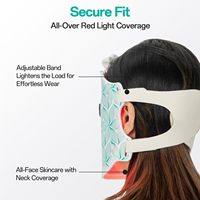 Nouveautés Masque facial LED en silicone 7 couleurs Lumière LED adapté aux voyages pour les employés de bureau