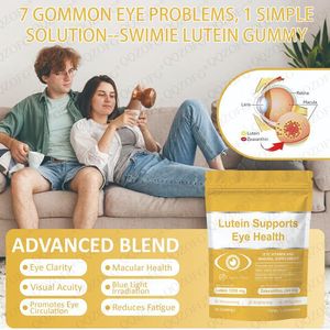 Suministros para la salud ocular Lutein Gummies Cuidado de los ojos Suplemento de vitaminas y minerales con luteína Zeaxantina Gummy Candy para el cuidado de la visión - Product Image 4
