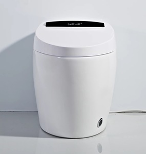 WC Smart MONDI Economico per Hotel e Casa, Monoblocco a Pavimento con Doppio Scarico, Telecomando, P-Trap/S-Trap, Controllo Vocale, Bianco, Riscaldato - Product Image 3