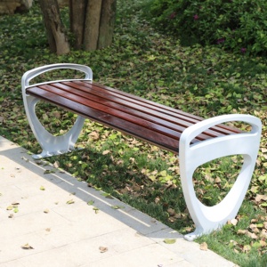 Bancs de patio extérieur design moderne <span class=keywords><strong>rue</strong></span> publique <span class=keywords><strong>banc</strong></span> en bois métal parc urbain <span class=keywords><strong>arbre</strong></span> jardin <span class=keywords><strong>banc</strong></span> d'attente - Product Image 4