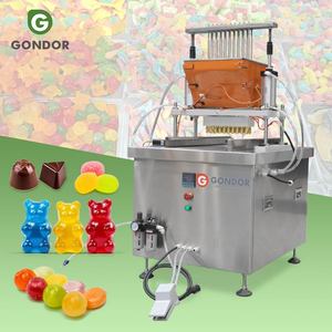 Bear Gummy Licorice Jelly Hard <b>Candy</b> Confectionery Semi Automatic Sweet Make <b>Machine</b> for Small Business - Product Image 1