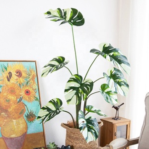 <span class=keywords><strong>Plante</strong></span> artificielle <span class=keywords><strong>Monstera</strong></span> <span class=keywords><strong>variegata</strong></span> en pot, 70-100 cm, faux arbre tropical pour la décoration intérieure et extérieure de la maison et du jardin - Product Image 3