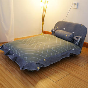 유럽식 테디 애완 동물 사육장 개 소파 소형 중형 개를위한 대형 이동식 빨 공주 침대 봉제 소재로 제작 - Product Image 3