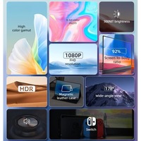 Moniteur portable ultra-fin 15,6 pouces, dalle IPS, Full HD 1920x1080, luminosité 250 cd/m², fréquence de rafraîchissement 60 Hz