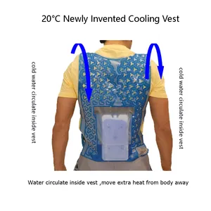 Long Duration 20 Celsius Motorcycle Riding Cooling Vest For Summer Outdoor Hot Weather