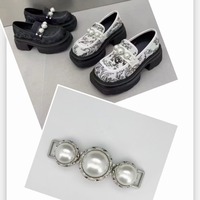Nouvelles sandales à talons hauts pour femmes SF Factory, style perle chinoise, chaussures plates avec boucle, tendance, simples, élégantes, couleur personnalisable, 2,5-3,5 cm