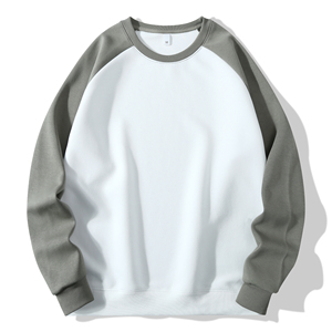 T-shirt à manches longues de marque américaine, nouvelle collection, coupe ample, avec coutures contrastées, idéal pour l'automne, personnalisable avec logo. - Product Image 2