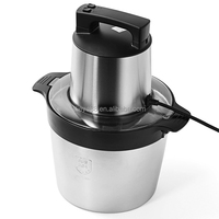 Mixeur Foufou Mix Poundo Yam Pounder Mixer Fufu Pounding Machine Commercial 6l en acier inoxydable Hachoir à viande 1500W 2 vitesses