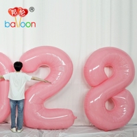 Ballon géant en nylon laminé de 2 m (78 pouces) avec numéro PA 2026 2027, personnalisé, à l'hélium, pour le Nouvel An, les festivals et les décorations d'anniversaire de bébé