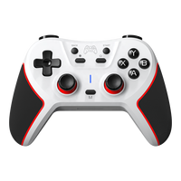 Manette sans fil multifonctionnelle BT pour PC, double vibration, paramètres programmables pour P4/p3/switch/Android/PC