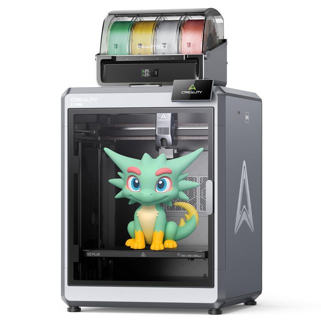 Creality K2 Plus Combo Print Size 350x350x350mm 3D Printer Multi-Color 3D Printer with CFS, 600mm/s Max High-Speed