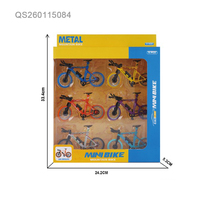 QSTOYS QS Vente en gros de voitures miniatures en alliage moulé sous pression pour enfants, multi-modèles, emballage sous blister, jouets de simulation en métal coloré à roues libres