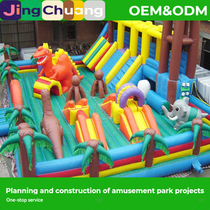 Nouveau Château Gonflable Carré Couleur Macaron, Aire de Jeux pour Enfants, Atrium Intérieur, Château Ludique, <span class=keywords><strong>Vente</strong></span> Directe Usine, avec Toboggan - Product Image 2