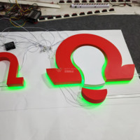 Letras Retroiluminadas de Acero Inoxidable en Oferta: Acabado en Pintura en Aerosol de Colores Vivos y Señalización LED RGB Personalizada