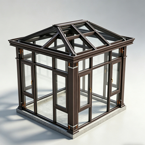 Kits de véranda en aluminium sur mesure pour l'extérieur, structures en verre de <span class=keywords><strong>solarium</strong></span> avec véranda 4 saisons - Product Image 1