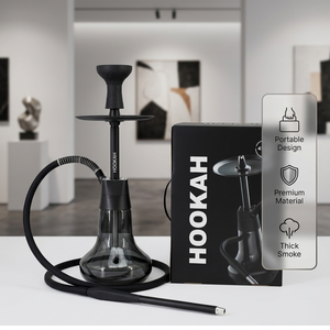 Nouvelle chicha arabe portable russe avec coffret cadeau, grand ensemble de chicha pour fumer - Product Image 1