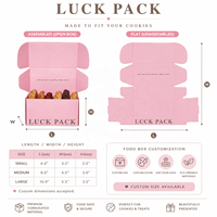 Boîte d'emballage personnalisée pour biscuits, friandises, gâteaux, chocolats, en papier ondulé, avec logo, pour livraison OEM, boîte cadeau, boîte d'expédition