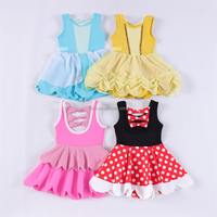 Vestido de Yoga de Nailon de Color Personalizado para Niñas y Niños, Faldas de Yoga sin Mangas con Borde Festoneado de Color Sólido, Fabricación Personalizada 2026