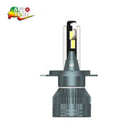 Ampoule de phare de voiture à LED série N15 Super Puissance H1 H3 H7 H11 9005 6500K avec tubes en cuivre