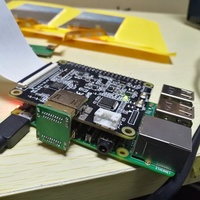 Écran tactile double en cellule intégrée de 6 pouces 1440*1440 720*1440 avec contrôleur HDM-DSI MIPI fonctionnant pour RaspberryPi/Windows/Linux