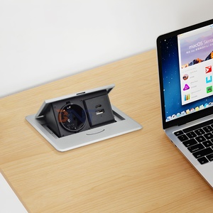 Adaptadores <span class=keywords><strong>de</strong></span> extensión <span class=keywords><strong>de</strong></span> enchufe emergente <span class=keywords><strong>de</strong></span> escritorio inteligente estándar <span class=keywords><strong>de</strong></span> la UE Salidas USB A + C para mesas <span class=keywords><strong>de</strong></span> conferencia Nivel IP44 - Product Image 1