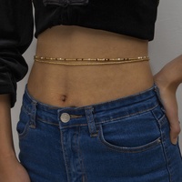Chaîne de Taille Africaine en Perles Ajustables du Ghana pour Femmes, Vente en Gros d'Accessoires