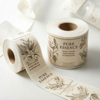 Étiquettes personnalisées pour bouteilles, autocollantes, imperméables, en rouleau, pour l'impression d'étiquettes de produits et la marque de l'emballage