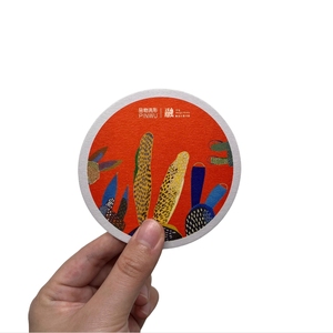 Biglietto da visita su due lati personalizzato con carta da viaggio stampata su sottobicchiere progettato da una fabbrica di carta artistica per bevande - Product Image 5