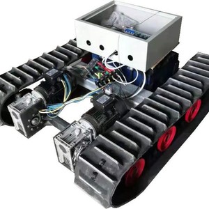 Chasis de Mini Vehículo de Transporte Agrícola Eléctrico con Control Remoto, Base de Orugas Pequeña, Motor y Caja de Cambios para Uso Agrícola - Product Image 5