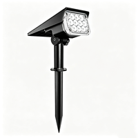 Projecteurs solaires à longue autonomie de batterie, certifiés IP65, avec capteur de lumière et variateur d'intensité, pour usage extérieur en jardin, directement de l'usine