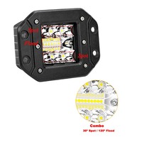 Lampe de travail LED à montage encastré, 5 pouces, 39W, 12V, 24V, dosettes LED, camion, lampe de conduite pour voiture, SUV, tracteur tout-terrain