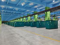 Poste de transformation compact 10 kV 1600 kVA 2500 kVA pour projet d'énergie renouvelable de ferme solaire – Station de distribution de puissance élévatrice