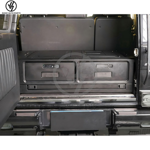 PE Trunk Metal Storage Box for Mercedes Benz G Wagon W465 G63 G500 G550 2025 Organizer Box <b>Drawer</b> Foldable Table Kit Interior - Product Image 6