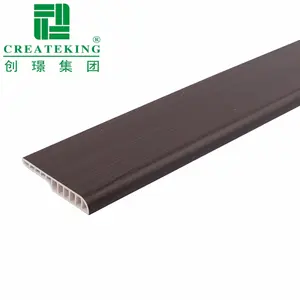 China Factory CREATEKING PVC 95mm Skirting Board Of Flooring Accessories For Wall Foot Decoration