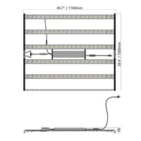 Lampe de culture LED Koray G80 240W