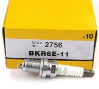 Bujía de Encendido de Iridio y Cobre BKR6E-11 2756 de Alto Rendimiento para el Sistema de Encendido de Mazda, Venta al Por Mayor de Piezas de Motor Automotriz