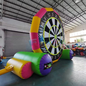 Commercial kids interactive sports <b>games</b> giant <b>inflatable</b> soccer football kick dart board - Product Image 2
