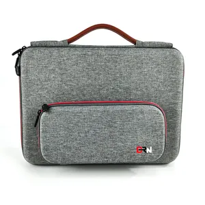 Travel Laptop Shoulder Case 14 Inch Computer Carry Handbag Shockproof EVA Briefcase Bag With Pouch