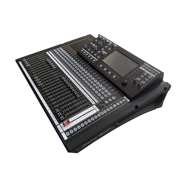 24-Channel DSP Digital Mixer High Quality Professional Audio Set Studio Sound PA System for Sale 20 Mono + 2 Stereo Main Metal
