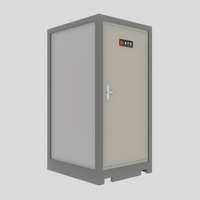 Toilettes portables modernes de style australien, salle de bain préfabriquée, douche séparée, conception en kit préfabriqué