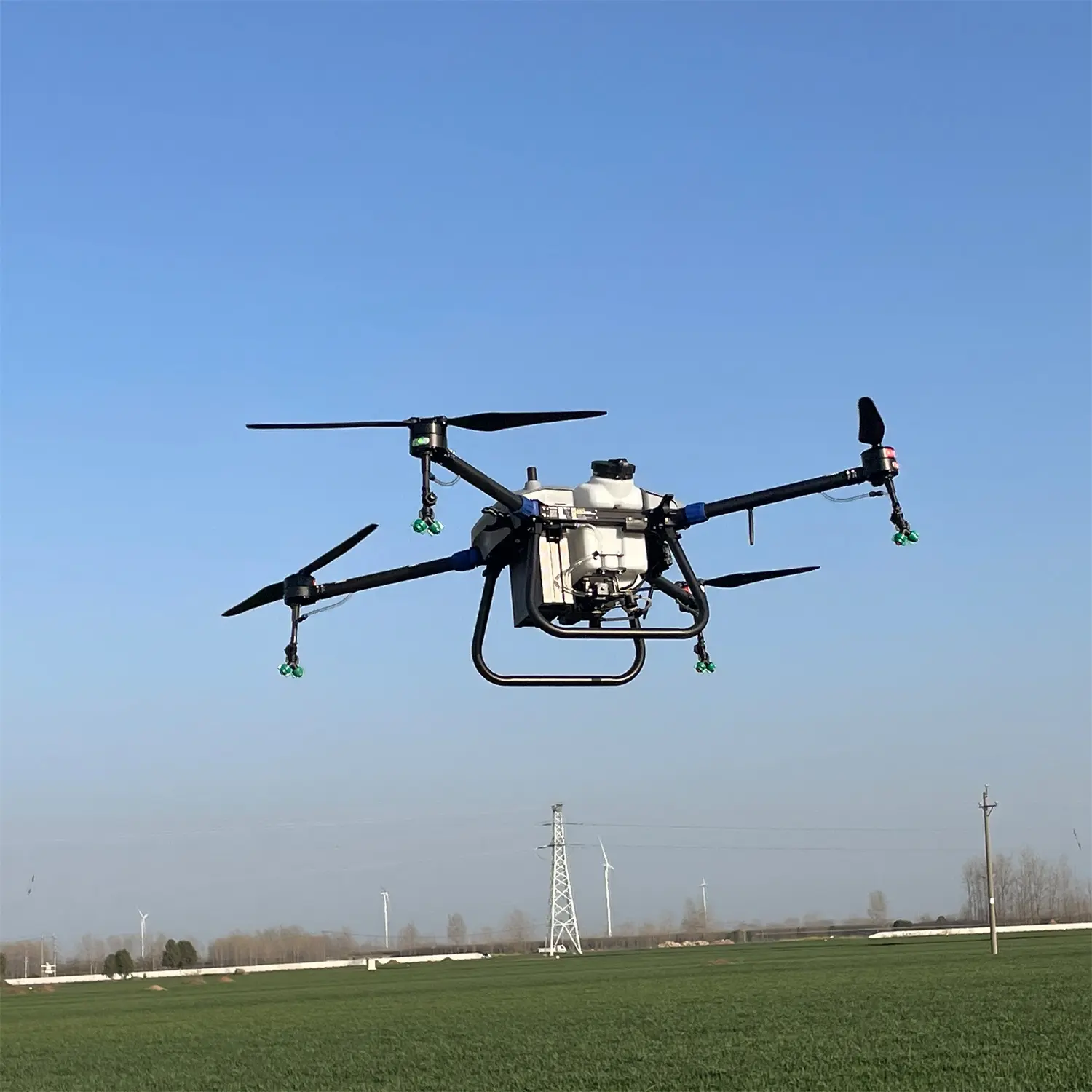 Bester Preis 15L 8 Düsen Druckdüse Landwirtschaft Sprühdrohne mit GPS für Farmen Ernten Reis