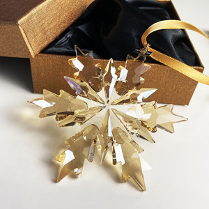 Giáng sinh cây trang trí nội thất bông tuyết thủy tinh trang trí thanh lịch pha lê thủ công cho trang trí lễ hội - Product Image 6