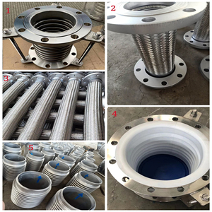 Tuyau hydraulique tressé en <span class=keywords><strong>acier</strong></span> inoxydable 304 doublé <span class=keywords><strong>de</strong></span> PTFE résistant à <span class=keywords><strong>la</strong></span> corrosion <span class=keywords><strong>avec</strong></span> raccord à bride haute pression à prix réduit - Product Image 4